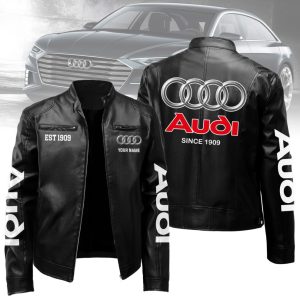 Audi Custom Name Designed Leather Jacket VS01