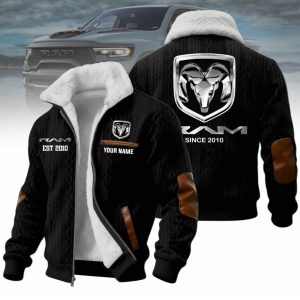 Dodge Custom Name Casual Winter Fleece Jacket VS6