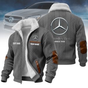 Mercedes Custom Name Casual Winter Fleece Jacket VS6