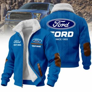 Ford Custom Name Casual Winter Fleece Jacket VS6