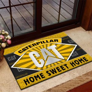 Caterpillar Welcome Personalized Floormat VS04