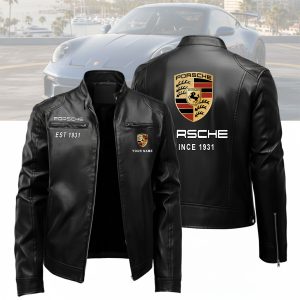 Porsche Custom Name Designed Leather Jacket VS01