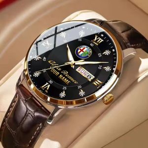 Alfa Romeo Custom Name Men Stylish Fashion Design Watch VS87A