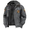 Porsche Custom Name Men Fleece Lined Warm Jacket VS29