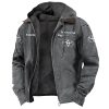 Toyota Custom Name Men Fleece Lined Warm Jacket VS29