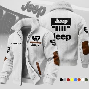 Jeep Custom Name Casual Winter Fleece Jacket VS6