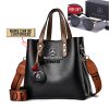 Mercedes Custom Name Vintage Leather Handbag With Free Glasses VS48A