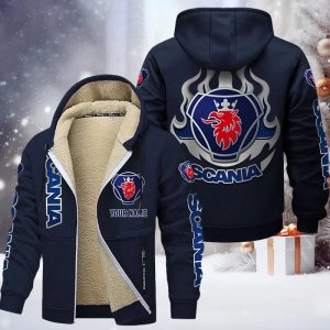 Scania Custom Name High Quality Zip Hoodie VS04