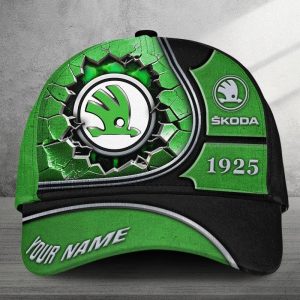 Skoda Custom Name Universal Fit Unisex Classic Cap VS02