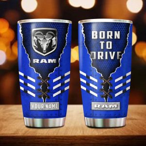 Ram Truck Custom Name All Over Print 20oz and 30oz Tumbler VS02