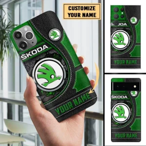 Skoda Custom Name Phone Case For All Phone Models VS09