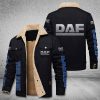 DAF Trucks Custom Name Casual Winter Fleece Jacket VS1