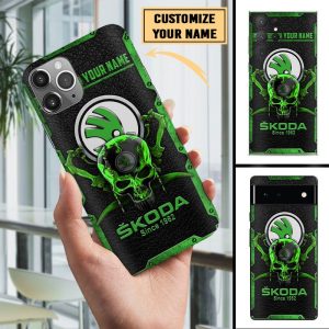 Skoda Custom Name Phone Case For All Phone Models VS10