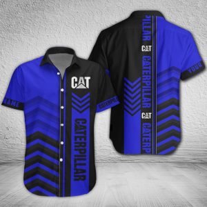 Caterpillar Custom Name Design Multicolor Button Shirt VS06