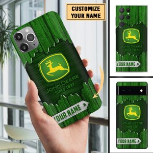 John Deere Custom Name Phone Case For All Phone Models VS06