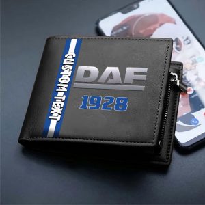 DAF Truck Custom Name Casual Leather Wallet VS01