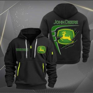 John Deere Custom Name High Quality Cotton Thick Hoodie VS12