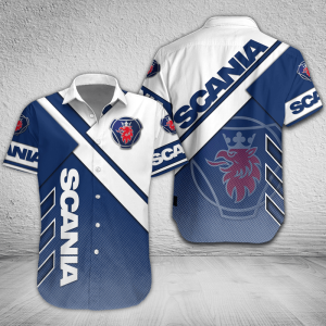 Scania Design Multicolor Button Shirt VS04