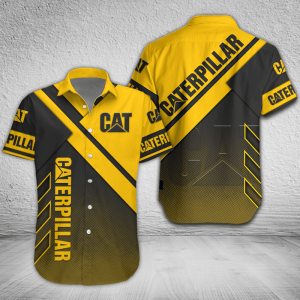 Caterpillar Design Multicolor Button Shirt VS05