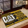 Caterpillar Custom Name Welcome Personalized Floormat VS08