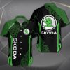 Skoda Custom Name Design Button Shirt VS02
