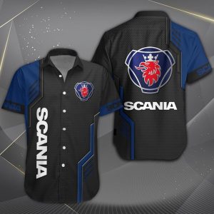 Scania Design Multicolor Button Shirt VS02