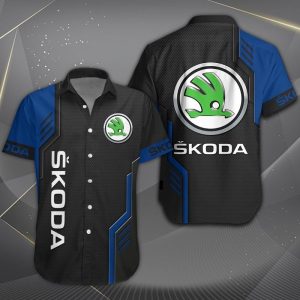 Skoda Design Multicolor Button Shirt VS03