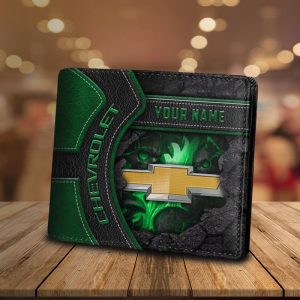 Chevrolet Silverado Custom Name Casual Leather Wallet VS01