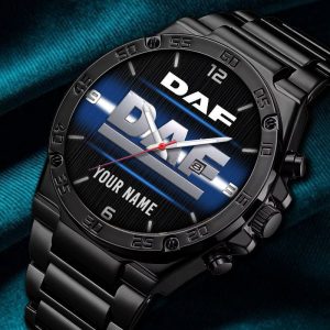 DAF Trucks Custom Name Elegant Fashion Design Watch VS03