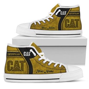 Caterpillar Custom Name Thunder Design Unisex High-Top Sneakers VS01