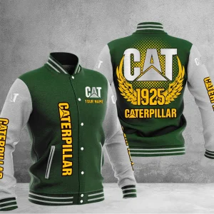 Caterpillar Custom Name Casual Baseball Jacket VS08