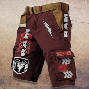 Ram Truck Custom Name Fashion Design Short VS01