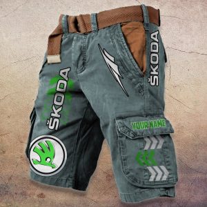 Skoda Custom Name Fashion Design Short VS04