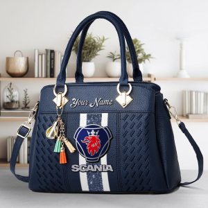 Scania Custom Name Classic Leather Women Handbag VS01