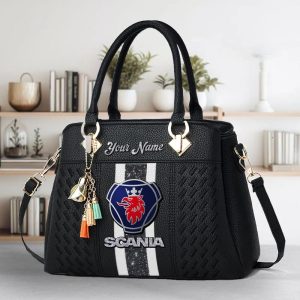Scania Custom Name Classic Leather Handbag VS01