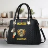 Scania Custom Name Classic Leather Women Handbag VS02