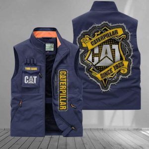 Caterpillar Custom Name Tactical Style Vest VS01