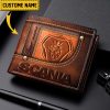 Scania Custom Name Casual Leather Wallet VS03