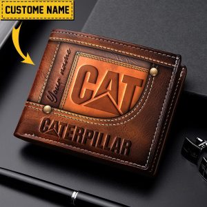 Caterpillar Custom Name Casual Leather Wallet VS02