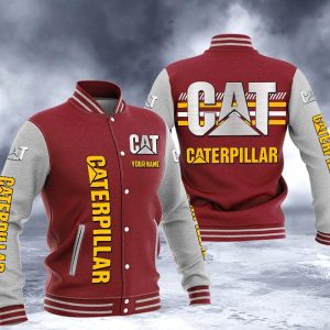 Caterpillar Custom Name Casual Baseball Jacket VS02