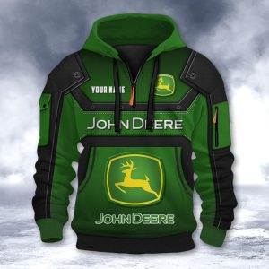 John Deere Custom Name High Quality Cotton Thick Hoodie VS06