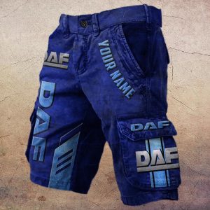 DAF Trucks Custom Name Fashion Design Short VS01