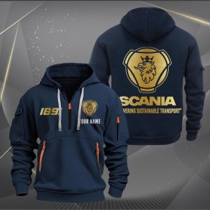 Scania Custom Name High Quality Cotton Thick Hoodie VS09