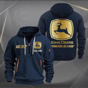 John Deere Custom Name High Quality Cotton Thick Hoodie VS14