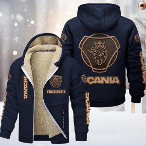 Scania Custom Name High Quality Zip Hoodie VS03