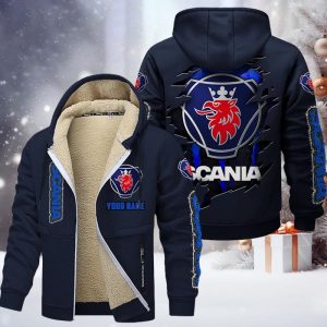 Scania Custom Name High Quality Zip Hoodie VS02