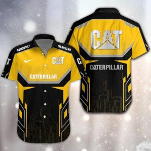 Caterpillar Design Multicolor Button Shirt VS01