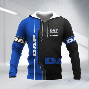 DAF Trucks Custom Name Zipper, Hoodie, Baseball Jacket, Bomber Jacket, Tshirt, Sweatshirt, Polo Shirt VS1