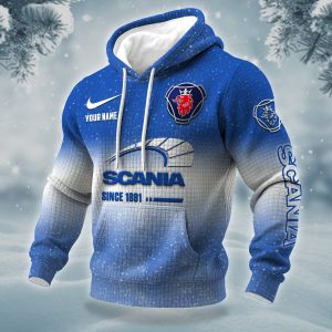 Scania Custom Name High Quality Cotton Thick Hoodie VS07