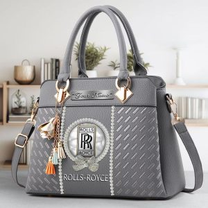 Rolls Royce Custom Name Classic Leather Women Handbag VS03
